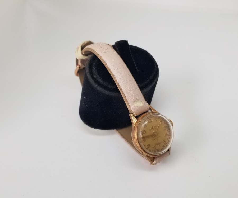 ALTIN KAPLAMA ANTİKA NACAR KOL SAATİ