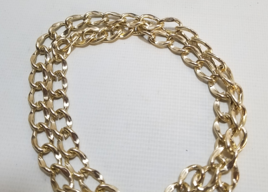 ALTIN KAPLAMA BİJUTERİ KOLYE - GERDANLIK