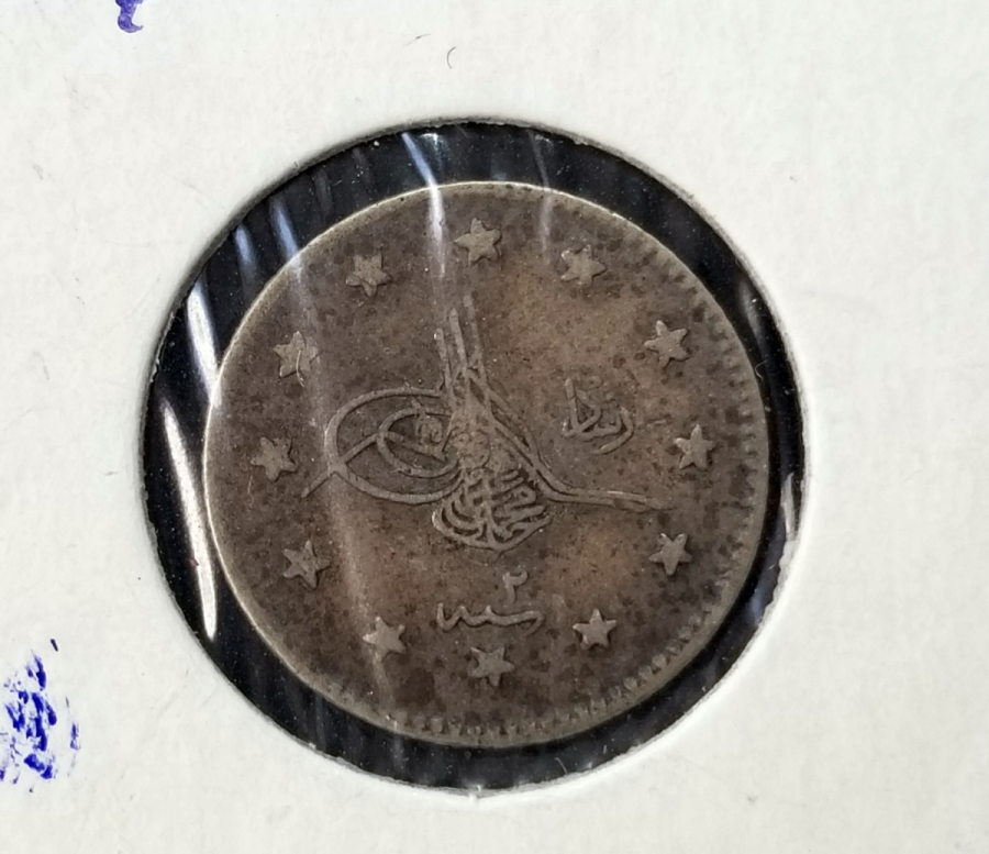 SULTAN MEHMET REŞAT HAN DÖNEMİ GÜMÜŞ 1 KURUŞ MECİDİYE