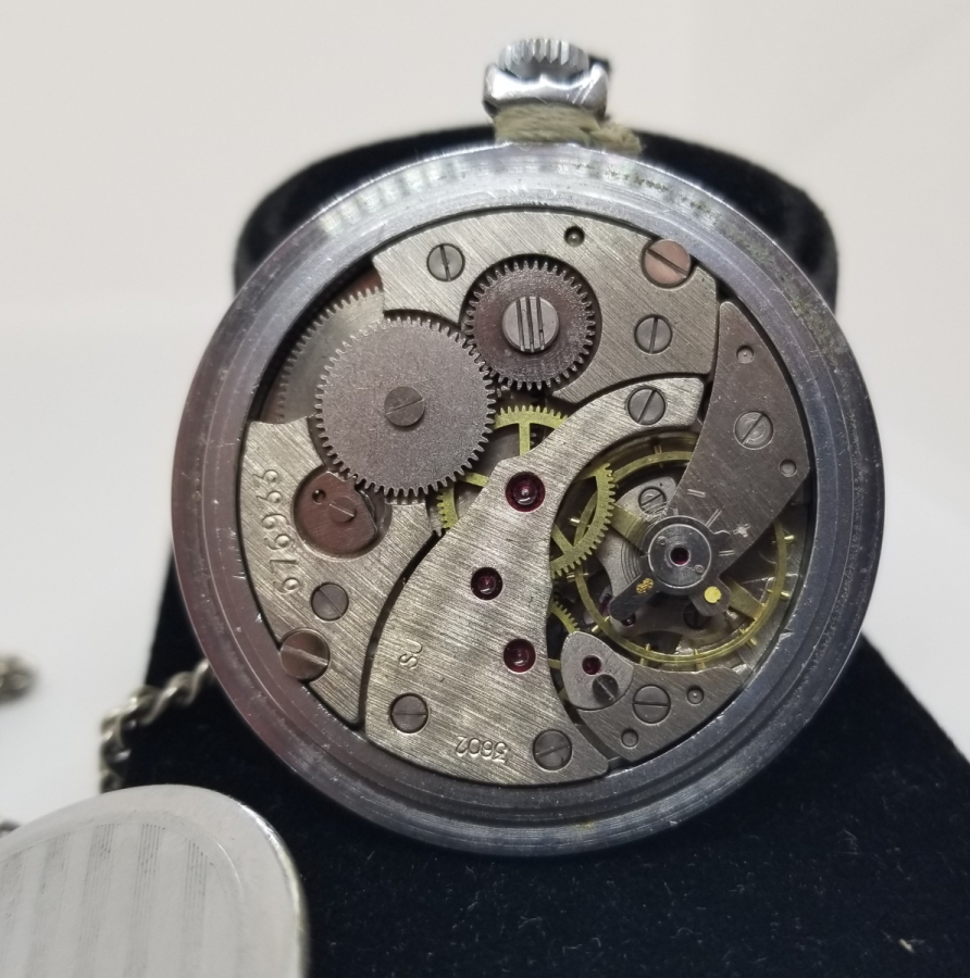 ORİJİNAL KÖSTEĞİYLE KURMALI ANTİKA CEP SAATİ