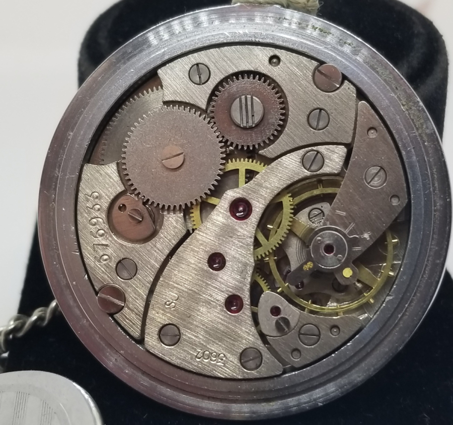 ORİJİNAL KÖSTEĞİYLE KURMALI ANTİKA CEP SAATİ