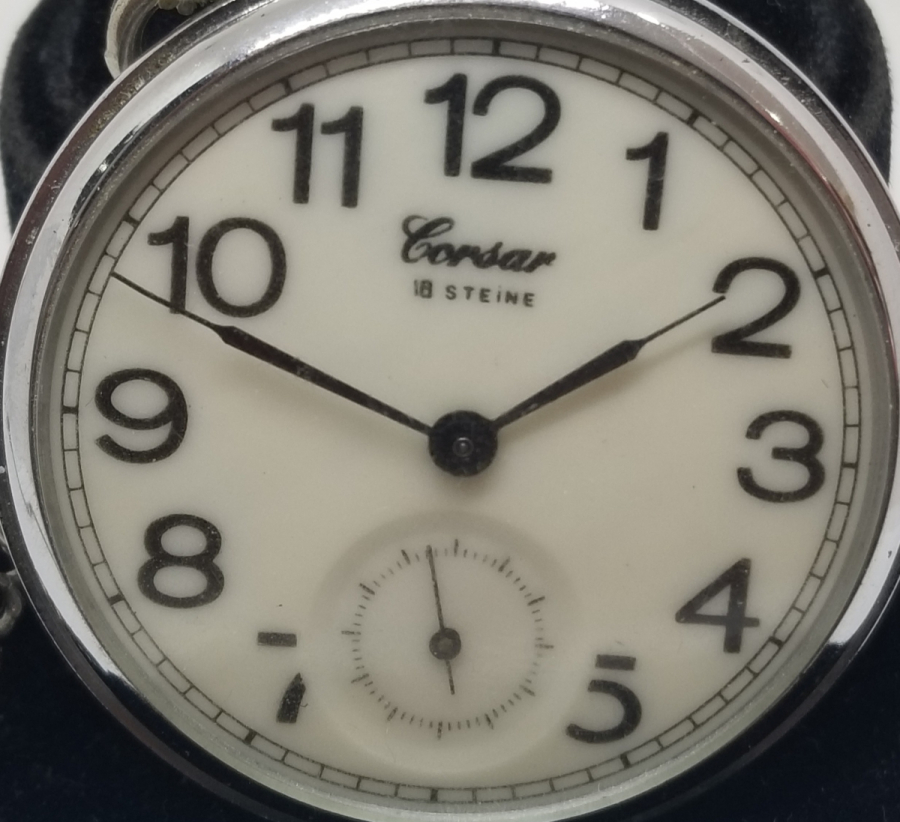 ORİJİNAL KÖSTEĞİYLE KURMALI ANTİKA CEP SAATİ