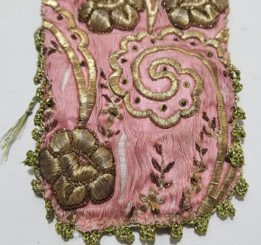 ALTIN SIRMA İŞÇİLİKLİ OSMANLI DÖNEMİ GELİN KESESİ