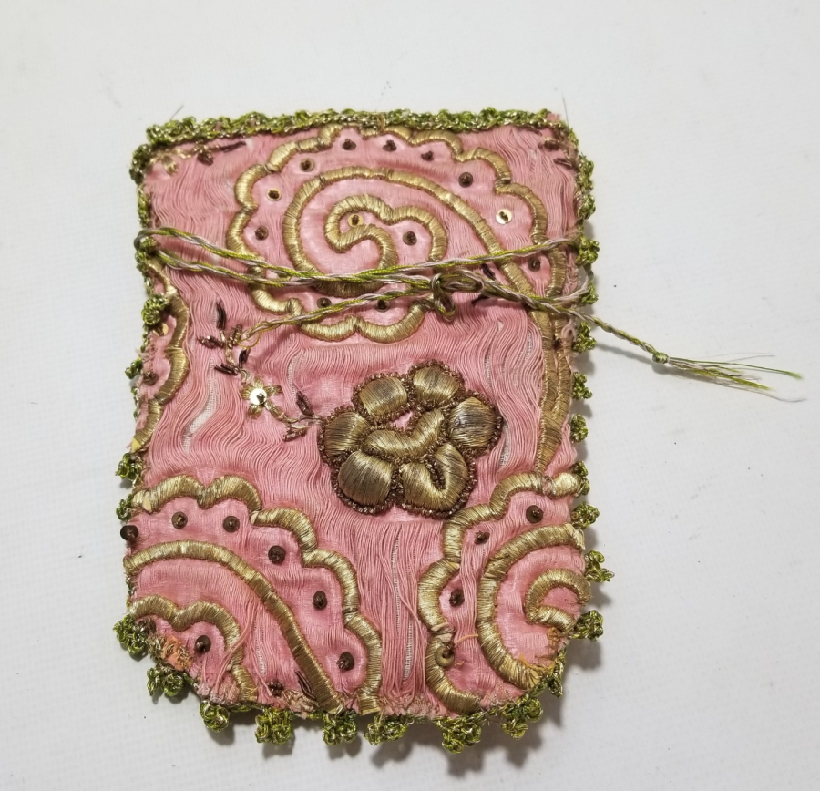 ALTIN SIRMA İŞÇİLİKLİ OSMANLI DÖNEMİ GELİN KESESİ