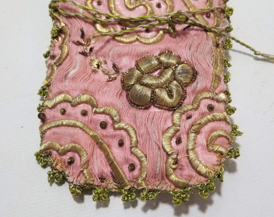 ALTIN SIRMA İŞÇİLİKLİ OSMANLI DÖNEMİ GELİN KESESİ