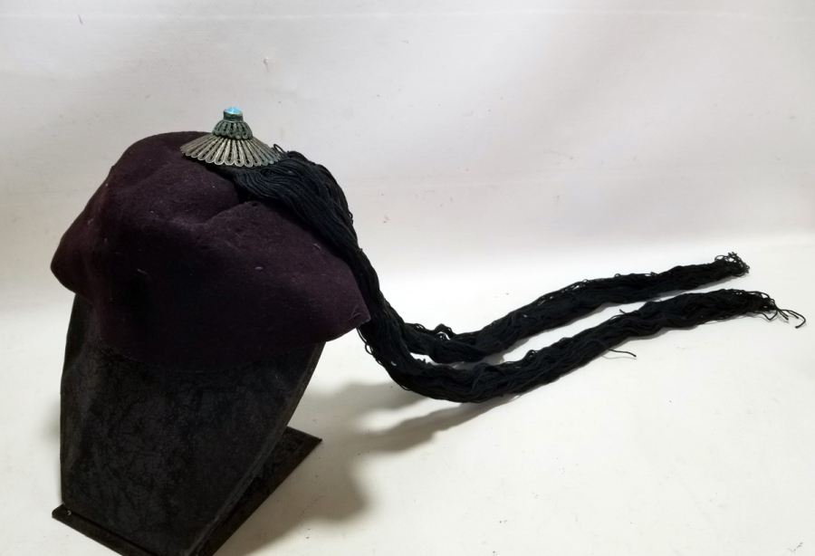 NADİR TİPTE OSMANLI DÖNEMİ RUM İŞİ GELİN FESİ