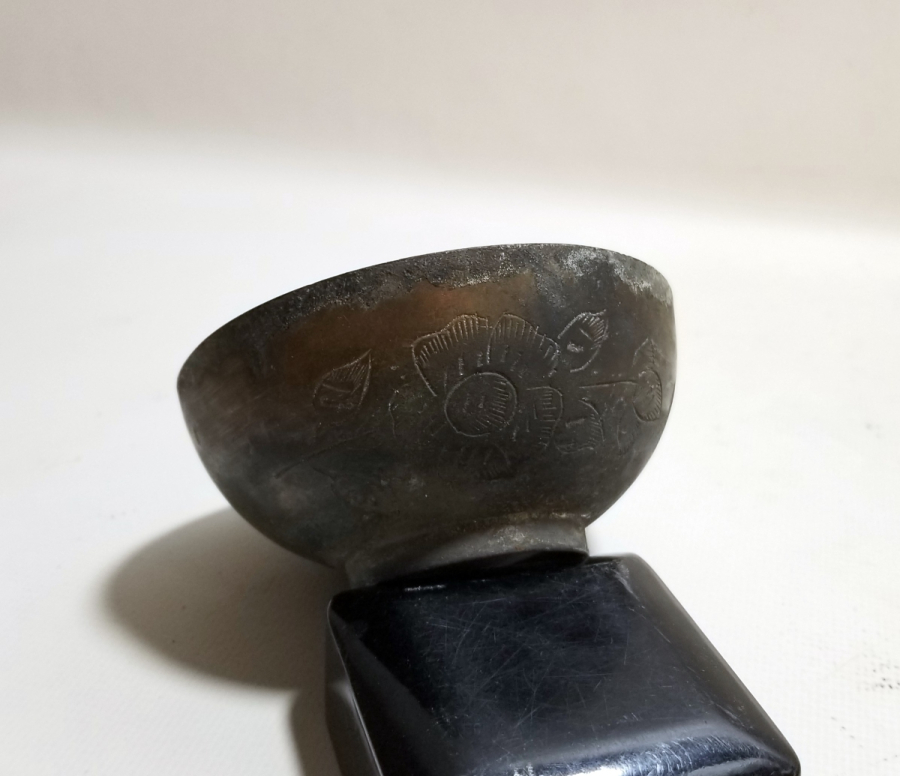 KALEM İŞÇİLİKLİ ANTİKA ŞİFA TASI