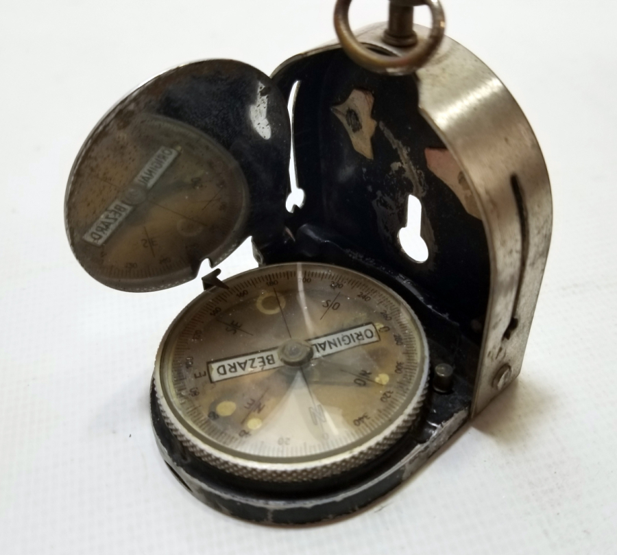 2. DÜNYA SAVAŞI DÖNEMİ ANTİKA İNGİLİZ YAPIMI PUSULA