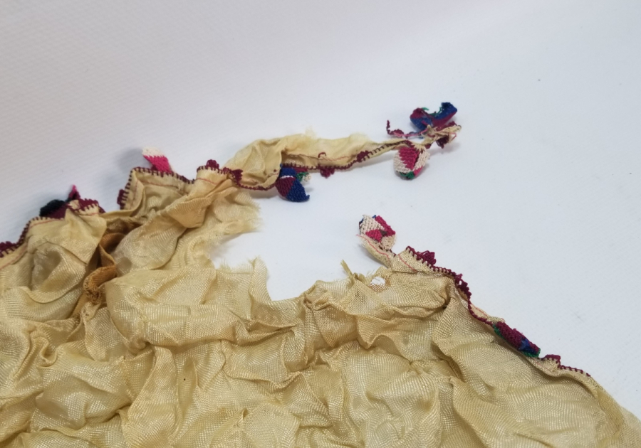 OSMANLI DÖNEMİ İĞNE OYALI İPEK KREP