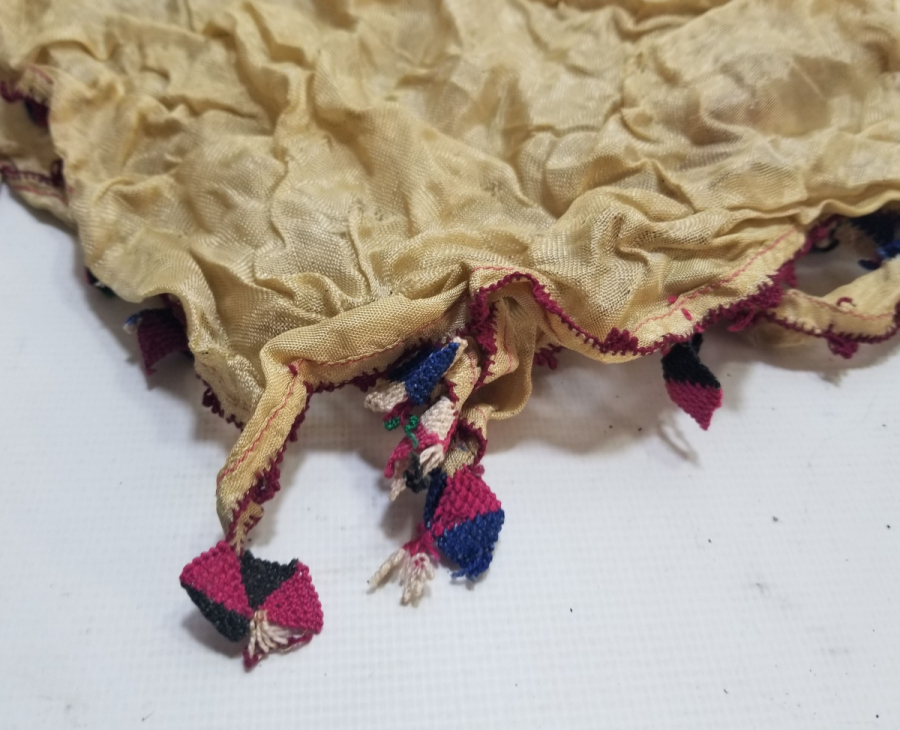 OSMANLI DÖNEMİ İĞNE OYALI İPEK KREP