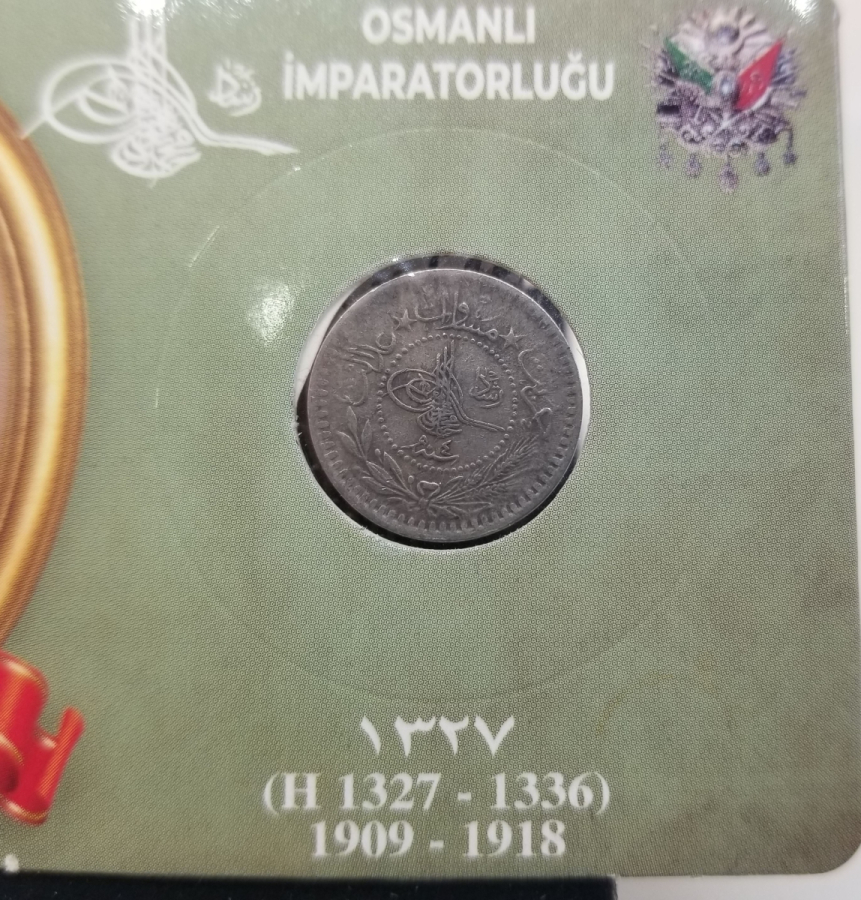 MEHMET REŞAT HAN DÖNEMİ KOLEKSİYONLUK NİKEL 5 PARA