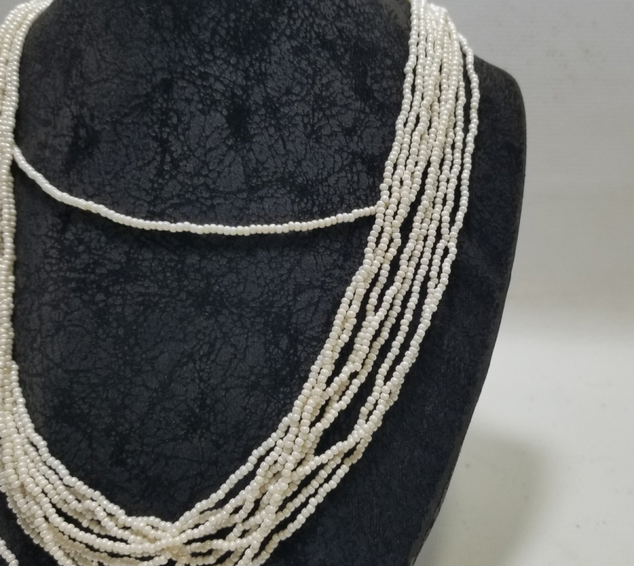 OSMANLI DÖNEMİ İNCİ FORMLU OPAL GERDANLIK