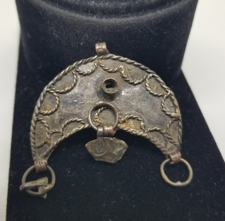 HİLAL FORMUNDA YAPILMIŞ OSMANLI DÖNEMİ KOLYE - GERDANLIK PARÇASI