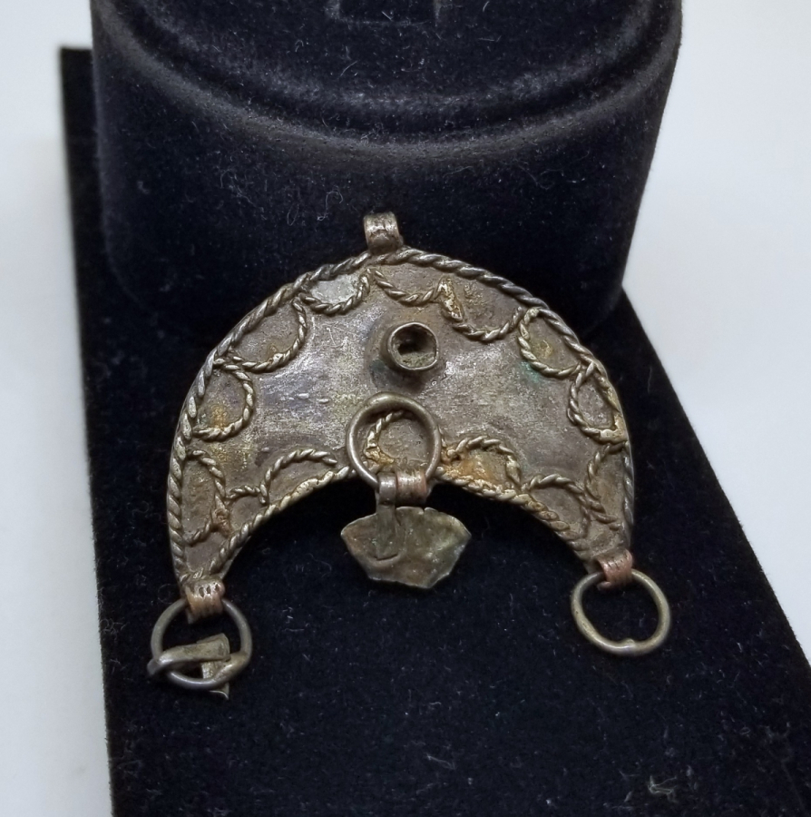 HİLAL FORMUNDA YAPILMIŞ OSMANLI DÖNEMİ KOLYE - GERDANLIK PARÇASI