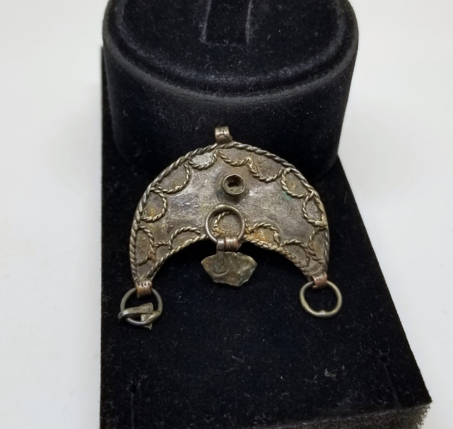 HİLAL FORMUNDA YAPILMIŞ OSMANLI DÖNEMİ KOLYE - GERDANLIK PARÇASI