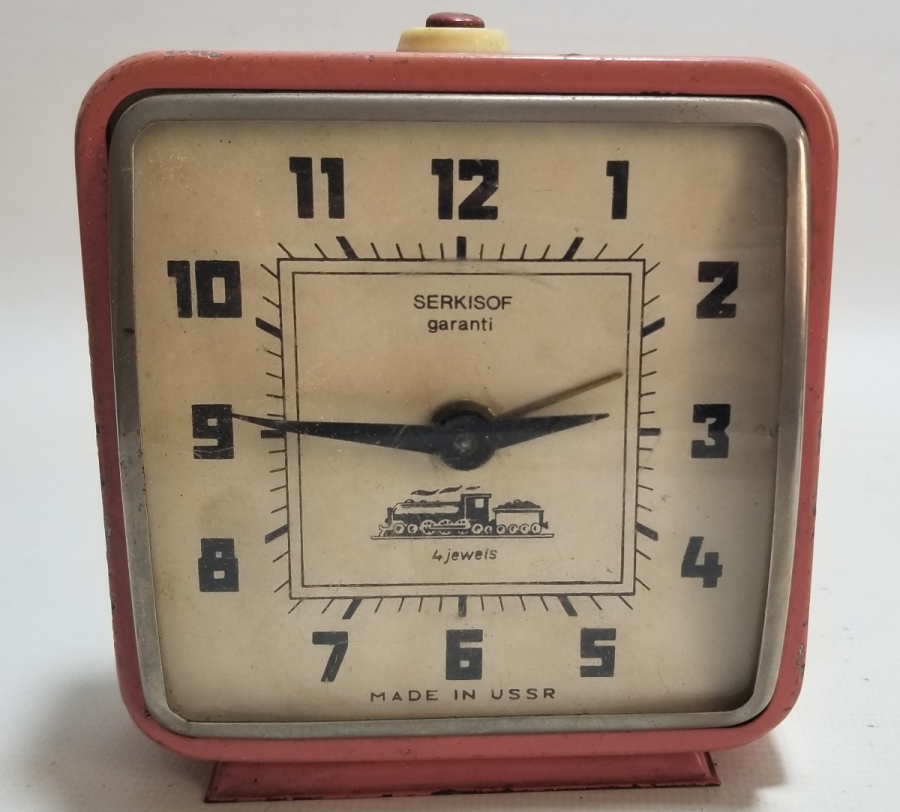 ANTİKA SERKISOF KURMALI MASA SAATİ