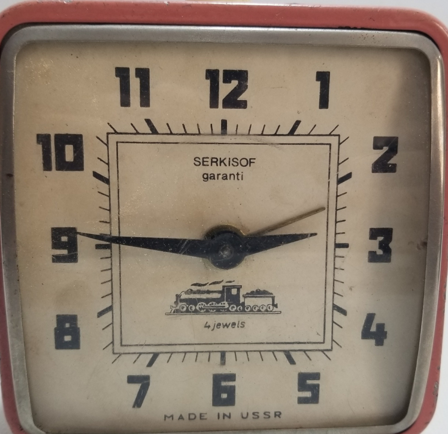 ANTİKA SERKISOF KURMALI MASA SAATİ