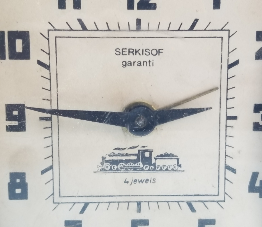 ANTİKA SERKISOF KURMALI MASA SAATİ