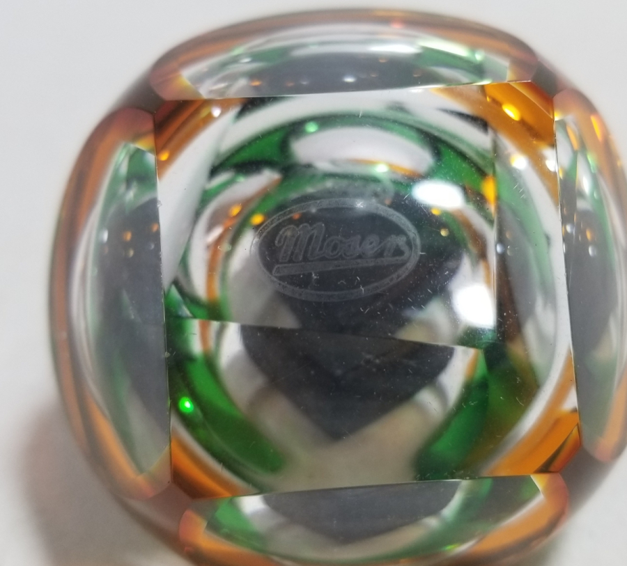 KRİSTAL KESME İŞÇİLİKLİ İKİ ADET ANTİKA CAM İKRAMLIK