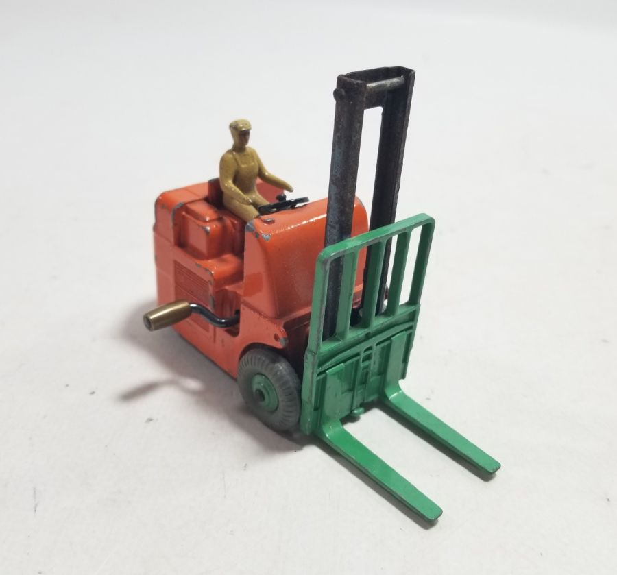 İNGİLİZ YAPIMI ANTİKA METAL OYUNCAK FORKLİFT