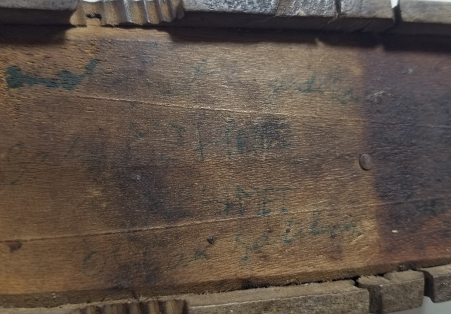 EL OYMA İŞÇİLİKLİ ANTİKA KAHVE KUTUSU