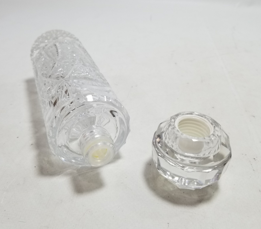 KRİSTAL KESME İŞÇİLİKLİ ANTİKA KOLONYA ŞİŞESİ