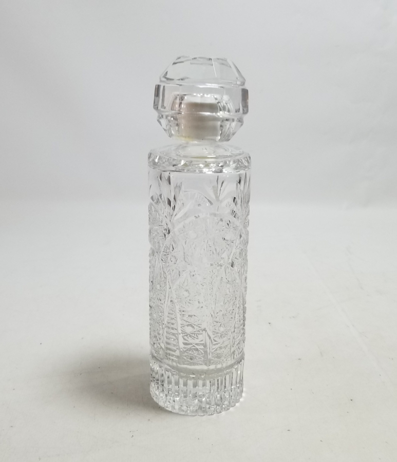 KRİSTAL KESME İŞÇİLİKLİ ANTİKA KOLONYA ŞİŞESİ