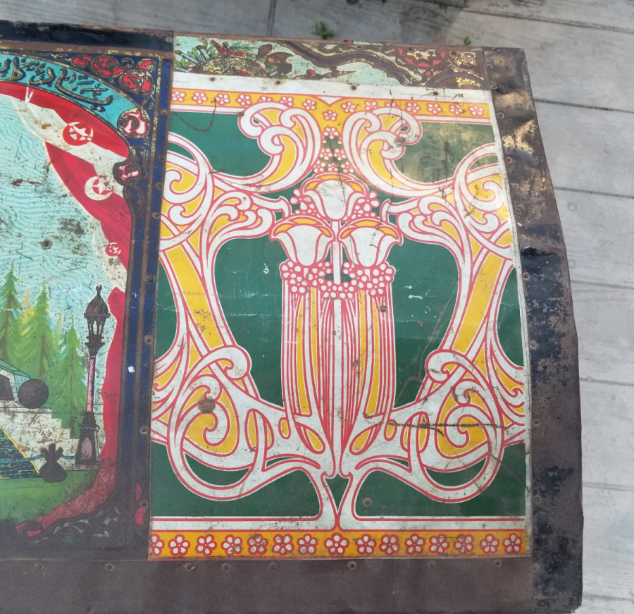 HÜRRİYET ABİDESİ GÖRSELLİ ÇOK NADİR İTTİHATÇI SANDIĞI