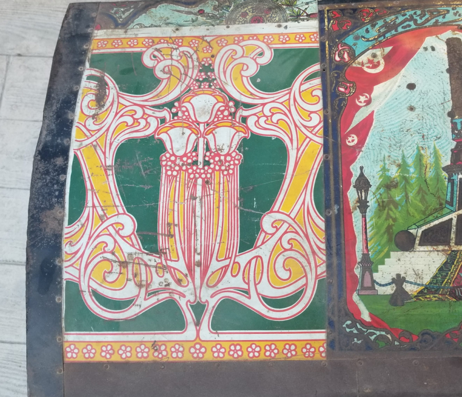 HÜRRİYET ABİDESİ GÖRSELLİ ÇOK NADİR İTTİHATÇI SANDIĞI