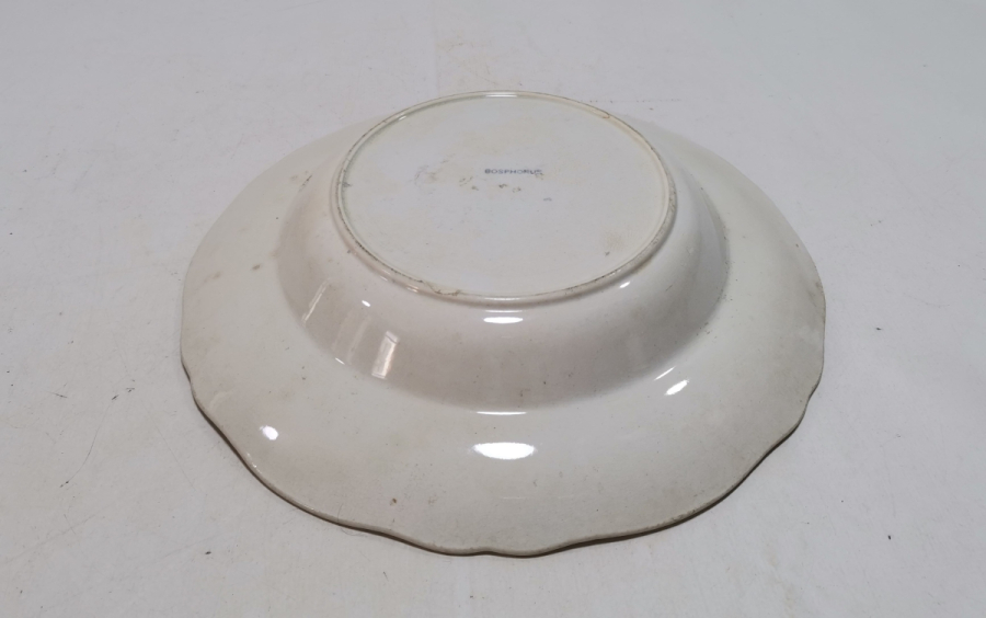 ORYANTALİST FORMDA YAPILMIŞ BOSPHOURUS PORSELEN TABAK