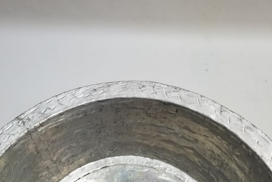 ÜZERİ KALAYLI OSMANLI DÖNEMİ BAKIR TABAK