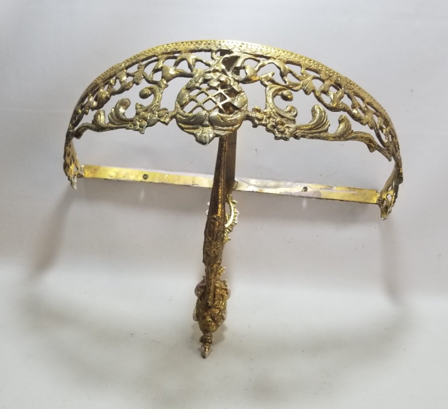 KABARTMA İŞÇİLİKLİ ANTİKA PİRİNÇ TELEFONLUK