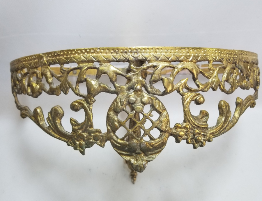 KABARTMA İŞÇİLİKLİ ANTİKA PİRİNÇ TELEFONLUK