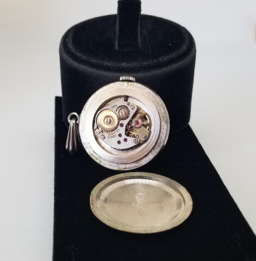 NADİR TİPTE ANTİKA KURMALI KOLYE SAAT