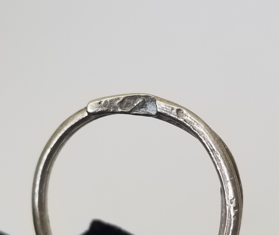 OSMANLI DÖNEMİ HAC HATIRASI GÜMÜŞ ALYANS