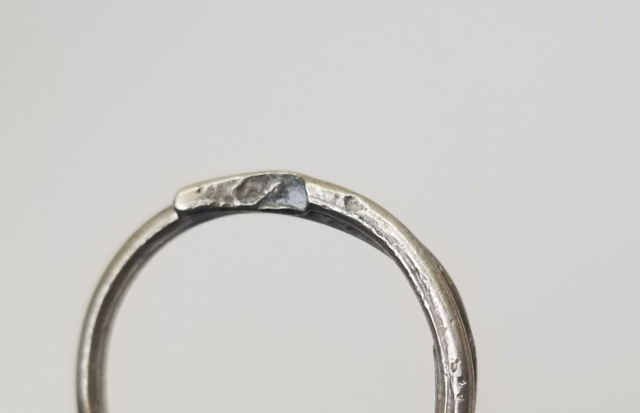 OSMANLI DÖNEMİ HAC HATIRASI GÜMÜŞ ALYANS