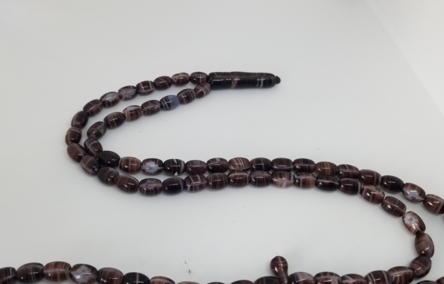 OSMANLI DÖNEMİ NADİR RENKTE BEYKOZ NAMAZ TESPİHİ