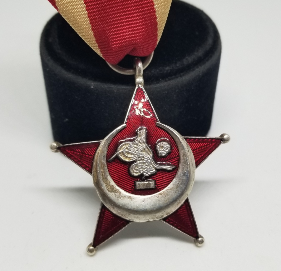 1. DÜNYA SAVAŞI DÖNEMİ NADİR TİPTE GÜMÜŞ HARP MADALYASI