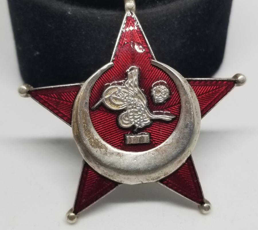 1. DÜNYA SAVAŞI DÖNEMİ NADİR TİPTE GÜMÜŞ HARP MADALYASI