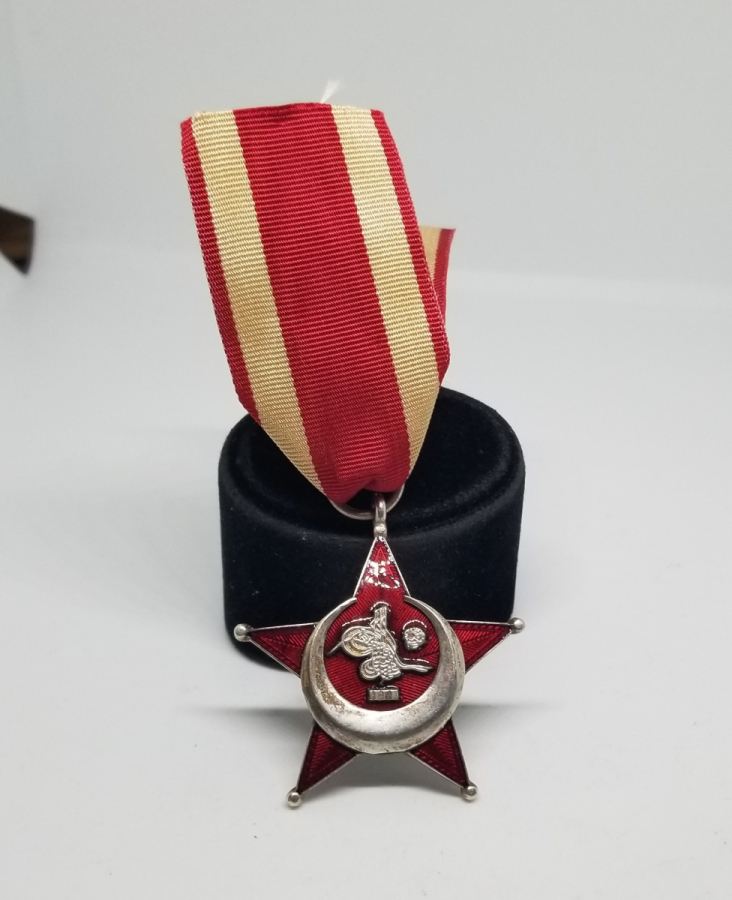 1. DÜNYA SAVAŞI DÖNEMİ NADİR TİPTE GÜMÜŞ HARP MADALYASI