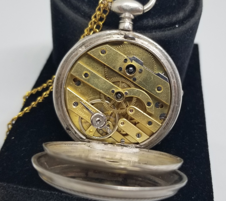 NADİR TİPTE OSMANLI DÖNEMİ GÜMÜŞ CEP SAATİ