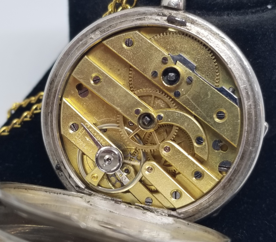 NADİR TİPTE OSMANLI DÖNEMİ GÜMÜŞ CEP SAATİ