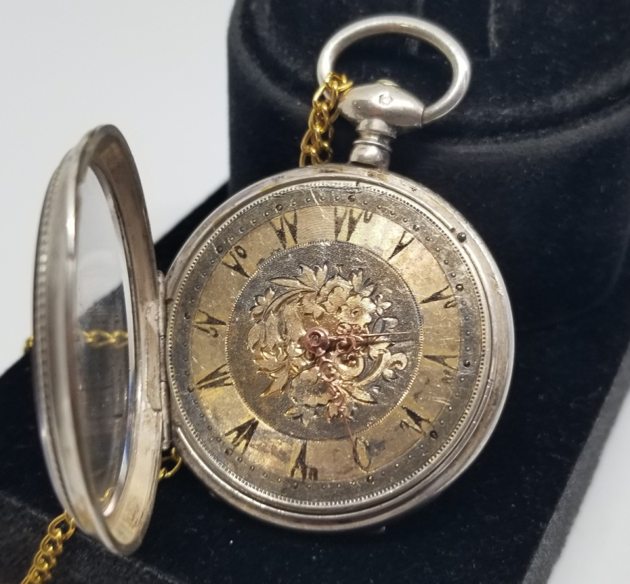 NADİR TİPTE OSMANLI DÖNEMİ GÜMÜŞ CEP SAATİ