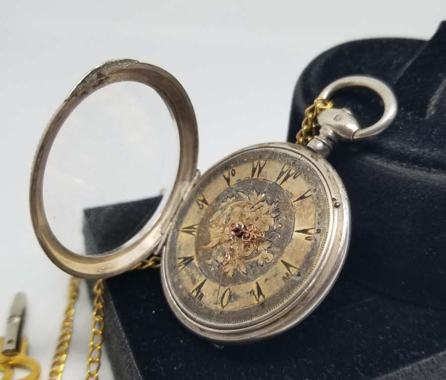 NADİR TİPTE OSMANLI DÖNEMİ GÜMÜŞ CEP SAATİ