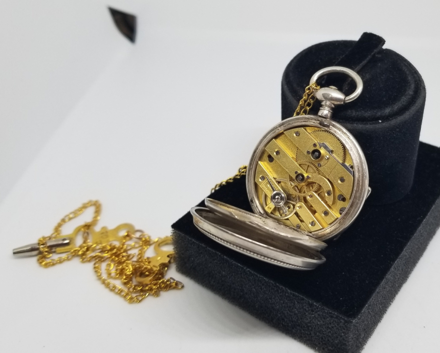 NADİR TİPTE OSMANLI DÖNEMİ GÜMÜŞ CEP SAATİ