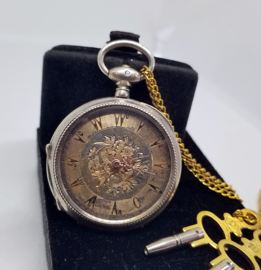 NADİR TİPTE OSMANLI DÖNEMİ GÜMÜŞ CEP SAATİ