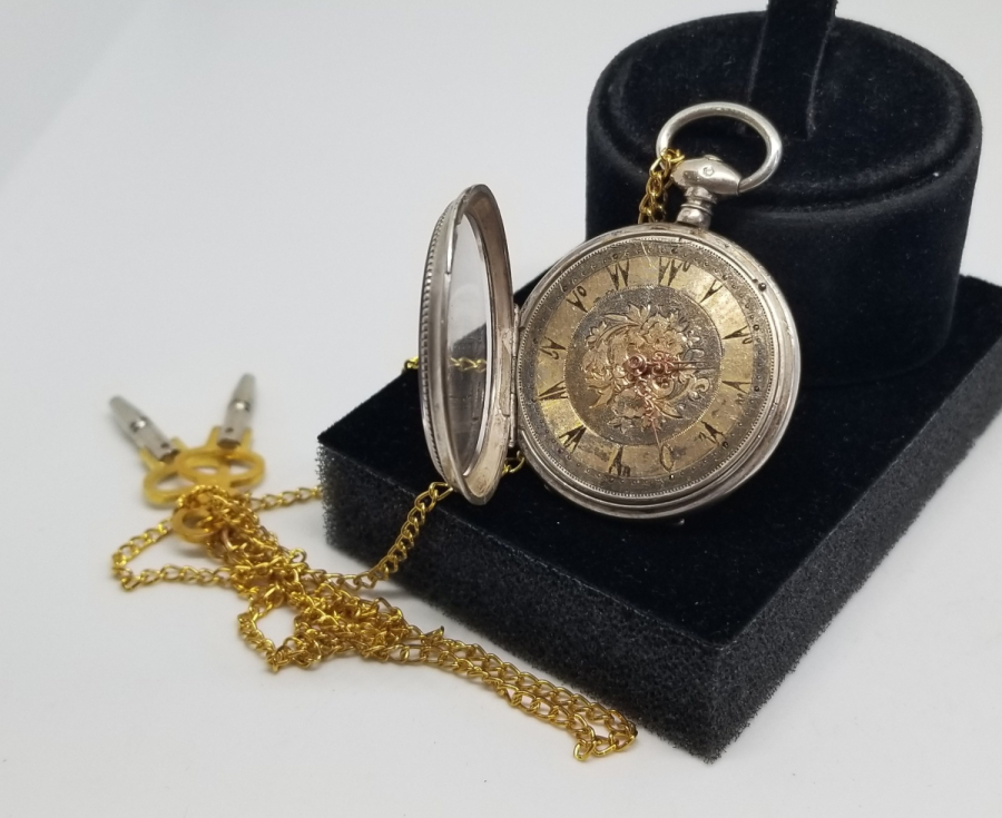 NADİR TİPTE OSMANLI DÖNEMİ GÜMÜŞ CEP SAATİ