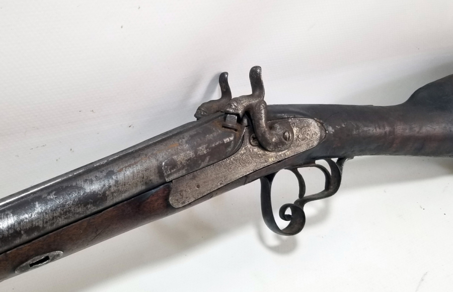 ALTIN ÇAKMA İŞÇİLİKLİ OSMANLI DÖNEMİ NADİR ÇİFTE DOLMA TÜFEK