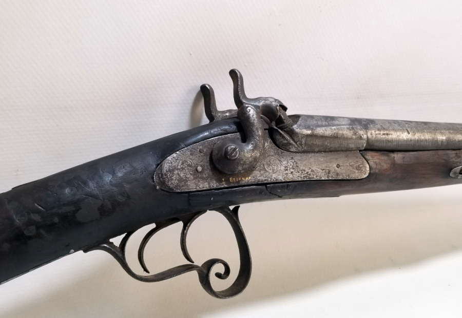 ALTIN ÇAKMA İŞÇİLİKLİ OSMANLI DÖNEMİ NADİR ÇİFTE DOLMA TÜFEK