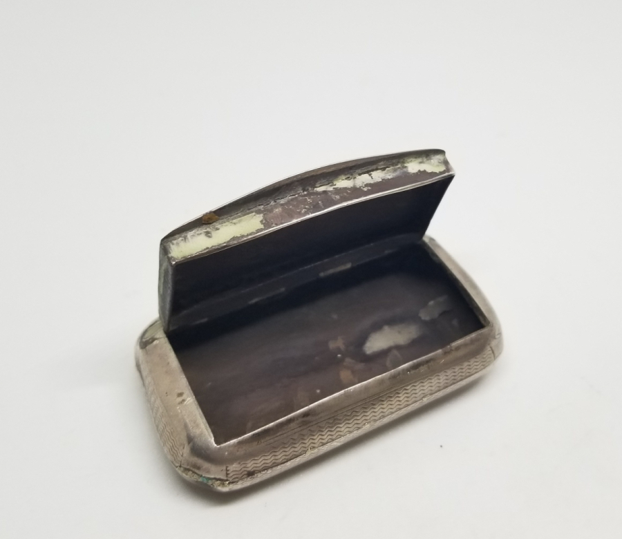 OSMANLI DÖNEMİ KALEM İŞÇİLİKLİ GÜMÜŞ TÜTÜN TABAKASI